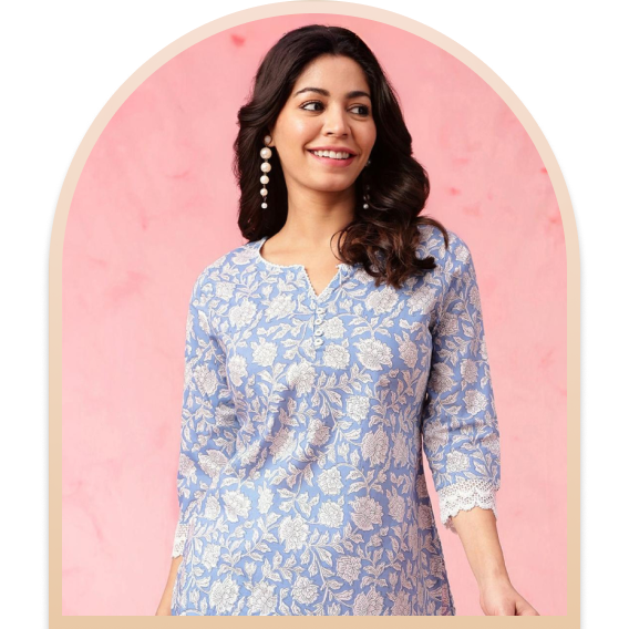Round & Kurti Pant